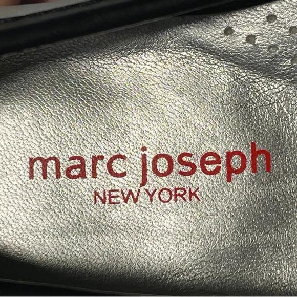 Marc Joseph Zebra Pattern Black and White Loafers - Picture 6 of 6